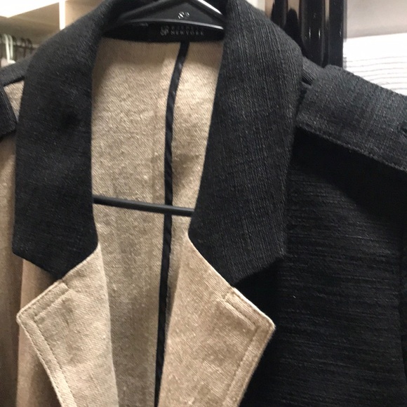 10 Crosby Derek Lam Barneys New York Linen Trench - Picture 3 of 8